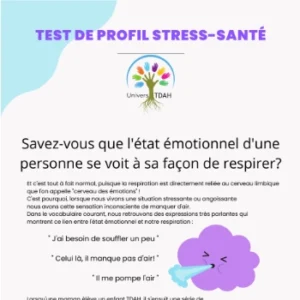 le test de profil stress santé