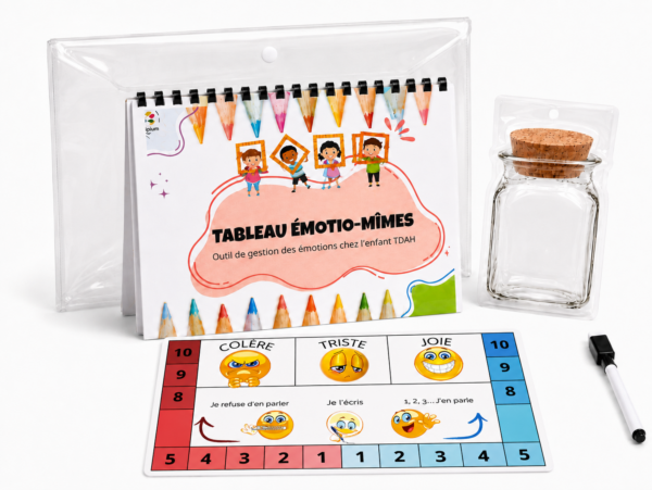 Kit Émotio-Mimes gestion des émotions enfant TDAH