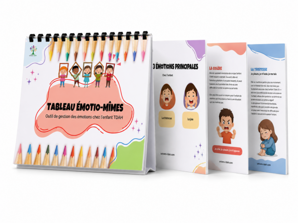 Pack Duo TDAH – Tableau à jetons + Émotio-Mimes – Image 6
