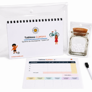 Tableau à jetons pour enfant TDAH